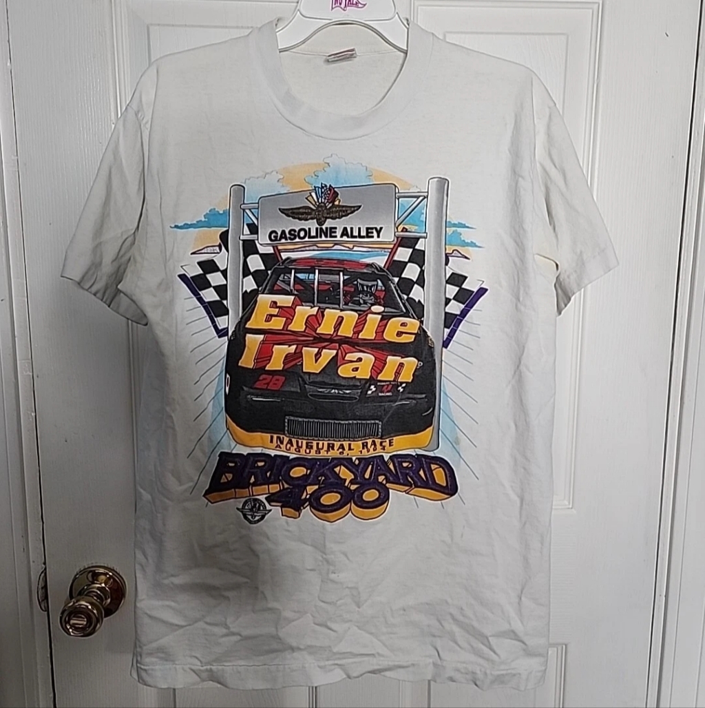 Vintage Nascar Ernie Irvan Brickyard 400 1994 Shirt